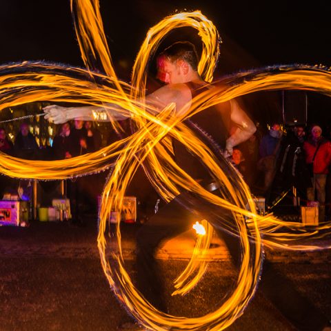 Faszination Feuershow Tollwood Winterfestival 2019