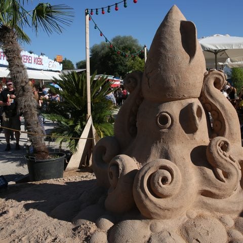 Sandskulpturen Performances Tollwood Festival Veranstaltung