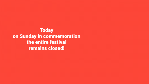 Closed on Sunday in commemoration of the dead