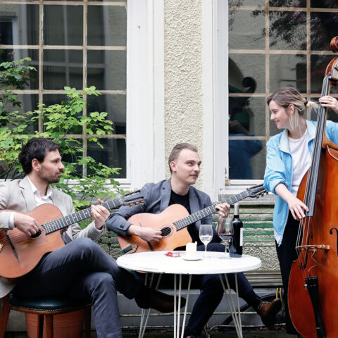 Collectif Django Brasserie Tollwood Muenchen Konzert Foto Upstroke Music