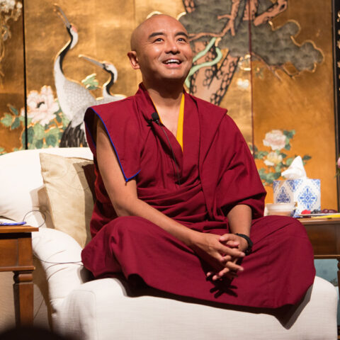 Ruheoase Meditation Mingyur Rinpoche Tollwood Muenchen Foto Tergar International